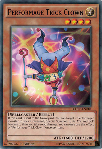 Performage Trick Clown [CORE-EN018] Common - Card Brawlers | Quebec | Canada | Yu-Gi-Oh!