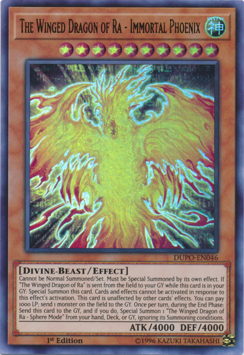 The Winged Dragon of Ra - Immortal Phoenix [DUPO-EN046] Ultra Rare - Card Brawlers | Quebec | Canada | Yu-Gi-Oh!