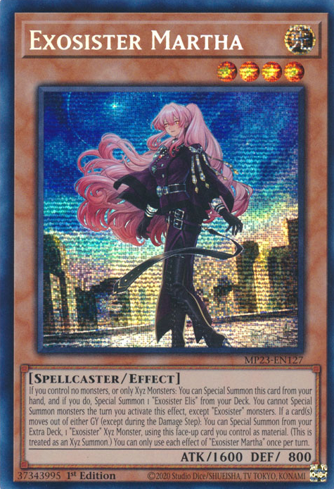 Exosister Martha [MP23-EN127] Prismatic Secret Rare - Card Brawlers | Quebec | Canada | Yu-Gi-Oh!