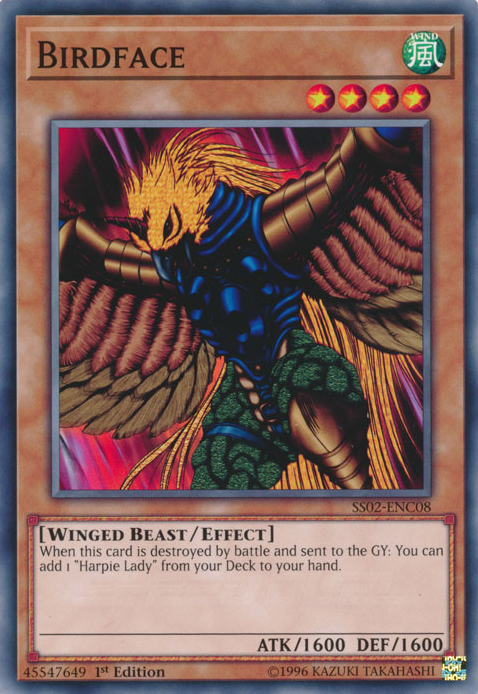 Birdface [SS02-ENC08] Common - Yu-Gi-Oh! - Card Brawlers | Quebec | Canada |