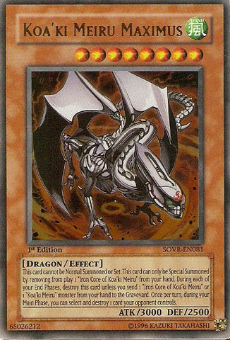 Koa'ki Meiru Maximus [SOVR-EN081] Ultra Rare - Card Brawlers | Quebec | Canada | Yu-Gi-Oh!