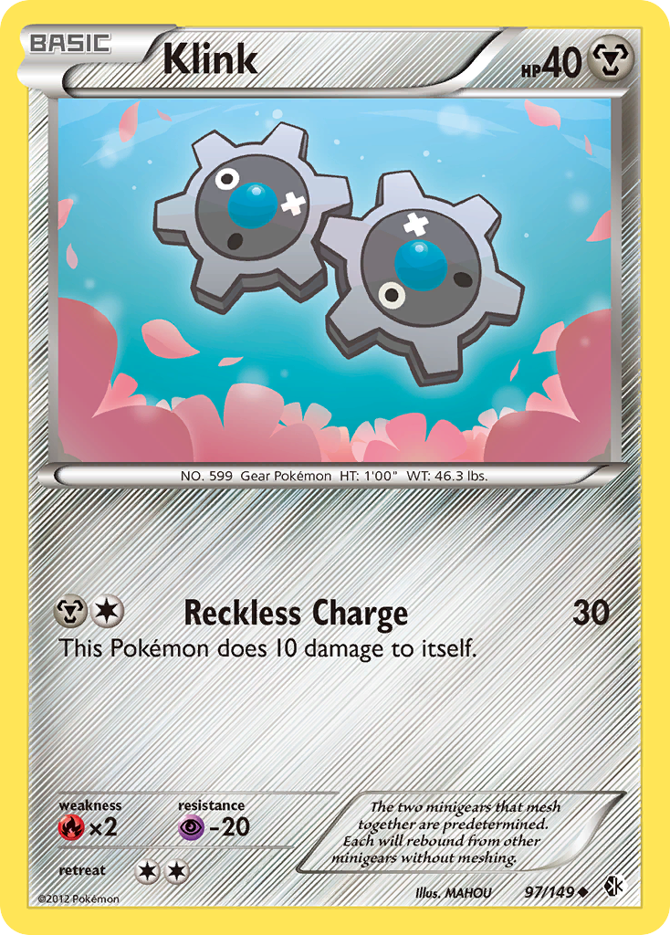 Klink (97/149) [Black & White: Boundaries Crossed] - Card Brawlers | Quebec | Canada | Yu-Gi-Oh!