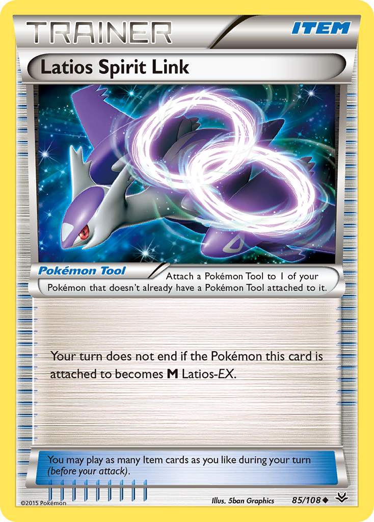 Latios Spirit Link (85/108) [XY: Roaring Skies] - Card Brawlers | Quebec | Canada | Yu-Gi-Oh!