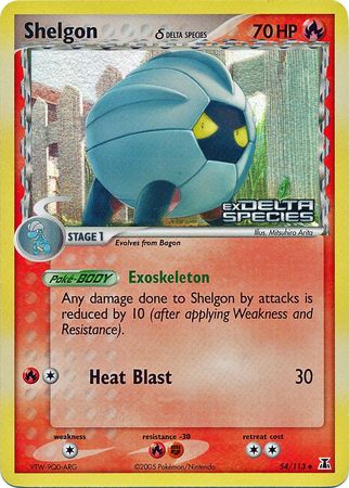 Shelgon (54/113) (Delta Species) (Stamped) [EX: Delta Species] - Card Brawlers | Quebec | Canada | Yu-Gi-Oh!