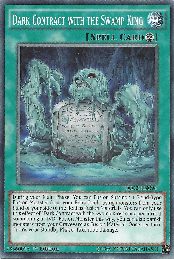Dark Contract with the Swamp King [DOCS-EN094] Common - Card Brawlers | Quebec | Canada | Yu-Gi-Oh!