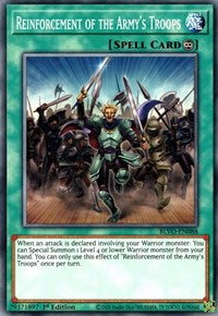 Reinforcement of the Army's Troops [BLVO-EN088] Common - Card Brawlers | Quebec | Canada | Yu-Gi-Oh!