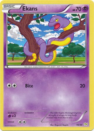 Ekans (16/30) [XY: Trainer Kit - Noivern] - Card Brawlers | Quebec | Canada | Yu-Gi-Oh!