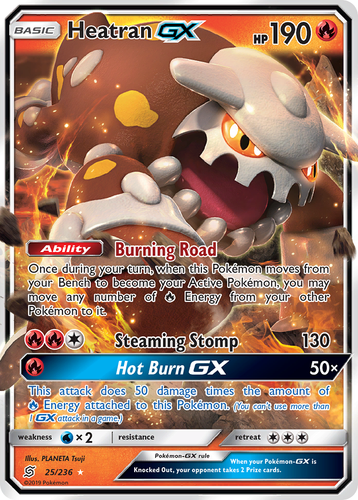 Heatran GX (25/236) [Sun & Moon: Unified Minds] - Card Brawlers | Quebec | Canada | Yu-Gi-Oh!