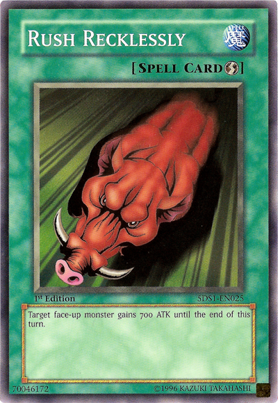 Rush Recklessly [5DS1-EN025] Common - Card Brawlers | Quebec | Canada | Yu-Gi-Oh!