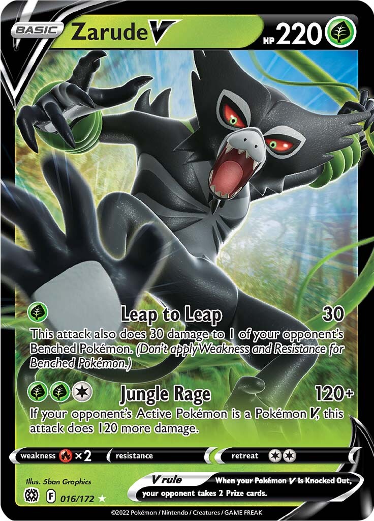 Zarude V (016/172) [Sword & Shield: Brilliant Stars] - Card Brawlers | Quebec | Canada | Yu-Gi-Oh!