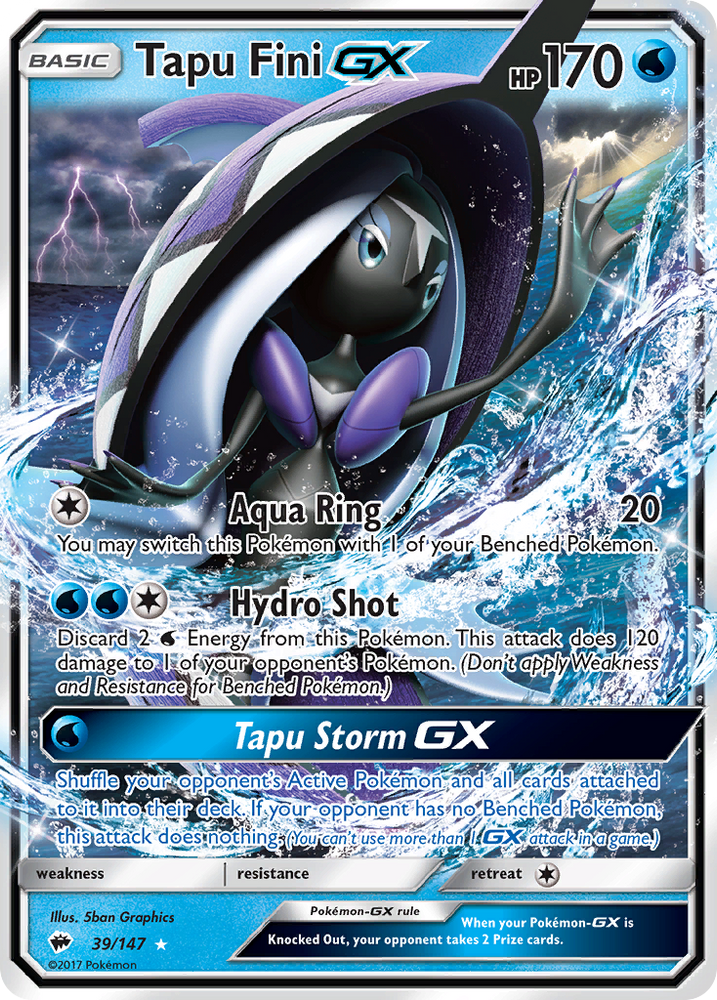 Tapu Fini GX (39/147) [Sun & Moon: Burning Shadows] - Card Brawlers | Quebec | Canada | Yu-Gi-Oh!