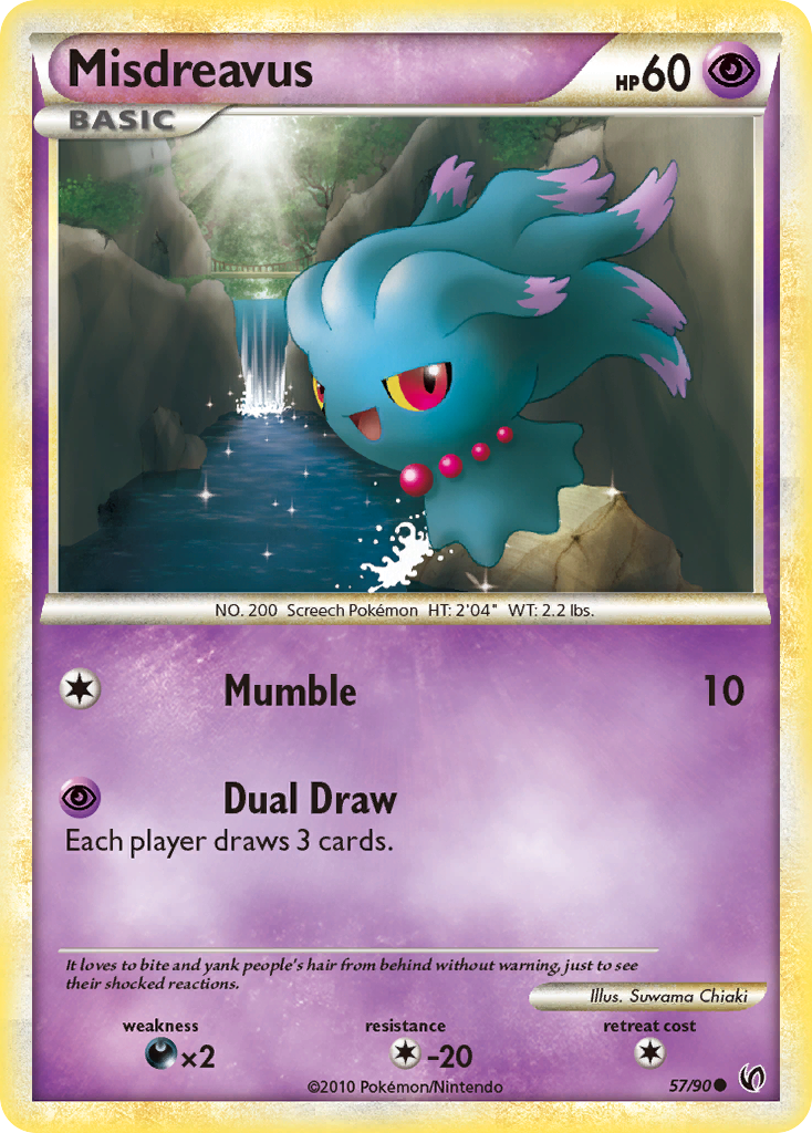 Misdreavus (57/90) [HeartGold & SoulSilver: Undaunted] - Card Brawlers | Quebec | Canada | Yu-Gi-Oh!