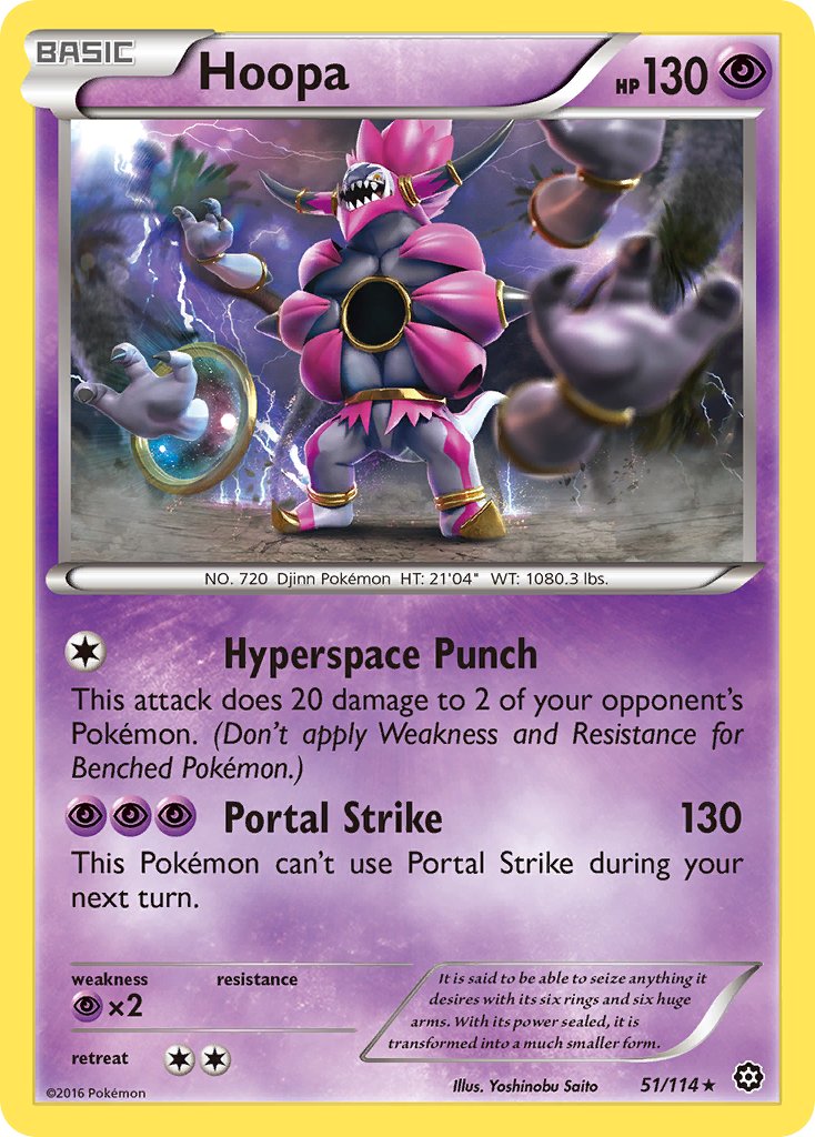 Hoopa (51/114) (Theme Deck Exclusive) [XY: Steam Siege] - Card Brawlers | Quebec | Canada | Yu-Gi-Oh!