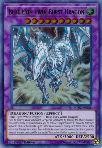 Blue-Eyes Twin Burst Dragon [LCKC-EN058] Ultra Rare - Card Brawlers | Quebec | Canada | Yu-Gi-Oh!