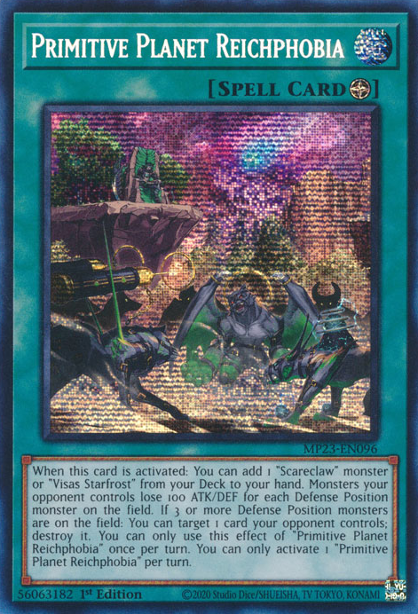 Primitive Planet Reichphobia [MP23-EN096] Prismatic Secret Rare - Card Brawlers | Quebec | Canada | Yu-Gi-Oh!