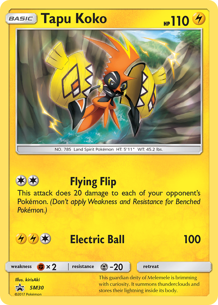 Tapu Koko (SM30) [Sun & Moon: Black Star Promos] - Card Brawlers | Quebec | Canada | Yu-Gi-Oh!