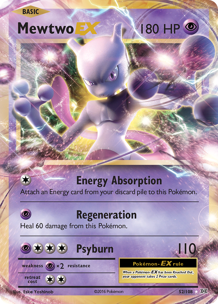 Mewtwo EX (52/108) [XY: Evolutions] - Card Brawlers | Quebec | Canada | Yu-Gi-Oh!