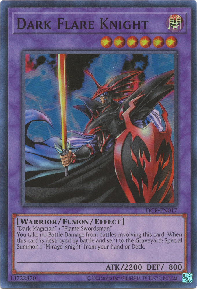 Dark Flare Knight (25th Anniversary) [DCR-EN017] Super Rare - Card Brawlers | Quebec | Canada | Yu-Gi-Oh!