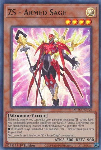 ZS - Armed Sage [MP22-EN058] Super Rare - Card Brawlers | Quebec | Canada | Yu-Gi-Oh!