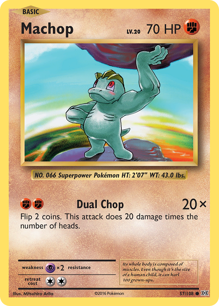 Machop (57/108) [XY: Evolutions] - Card Brawlers | Quebec | Canada | Yu-Gi-Oh!