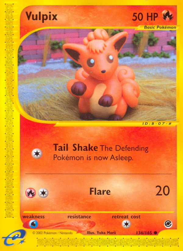 Vulpix (136/165) [Expedition: Base Set] - Card Brawlers | Quebec | Canada | Yu-Gi-Oh!