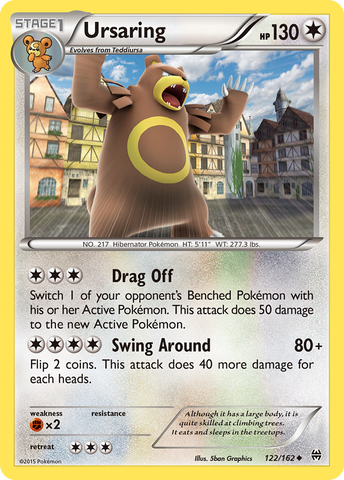 Ursaring (122/162) [XY: BREAKthrough] - Card Brawlers | Quebec | Canada | Yu-Gi-Oh!