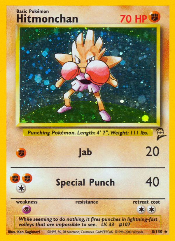 Hitmonchan (8/130) [Base Set 2] - Card Brawlers | Quebec | Canada | Yu-Gi-Oh!