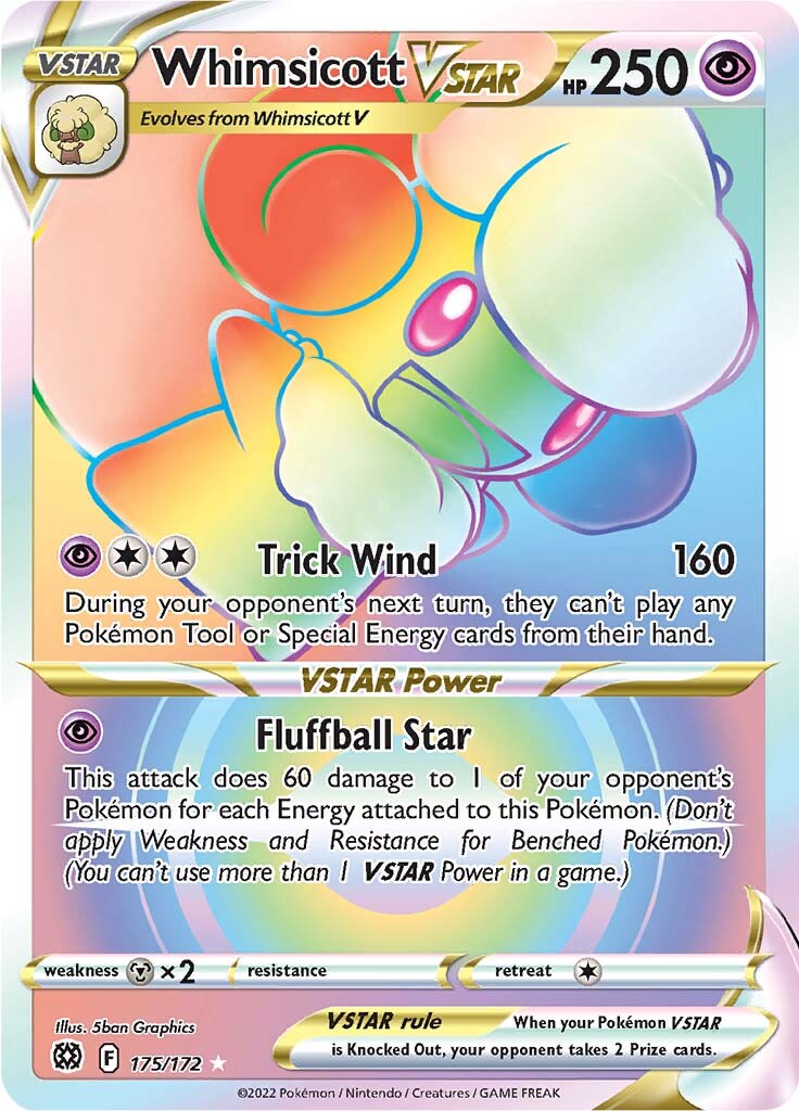 Whimsicott VSTAR (175/172) [Sword & Shield: Brilliant Stars] - Card Brawlers | Quebec | Canada | Yu-Gi-Oh!