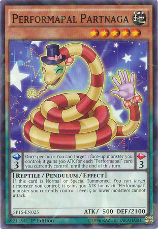 Performapal Partnaga [SP15-EN025] Shatterfoil Rare - Yu-Gi-Oh! - Card Brawlers | Quebec | Canada |