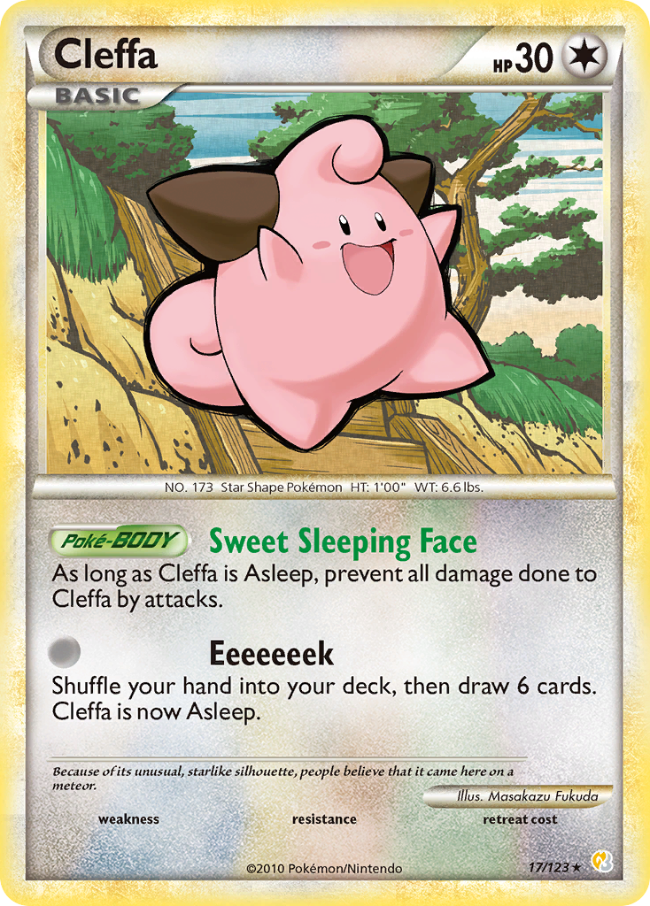 Cleffa (17/123) [HeartGold & SoulSilver: Base Set] - Card Brawlers | Quebec | Canada | Yu-Gi-Oh!