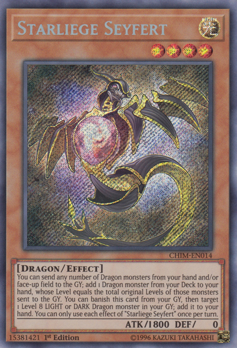 Starliege Seyfert [CHIM-EN014] Secret Rare - Card Brawlers | Quebec | Canada | Yu-Gi-Oh!