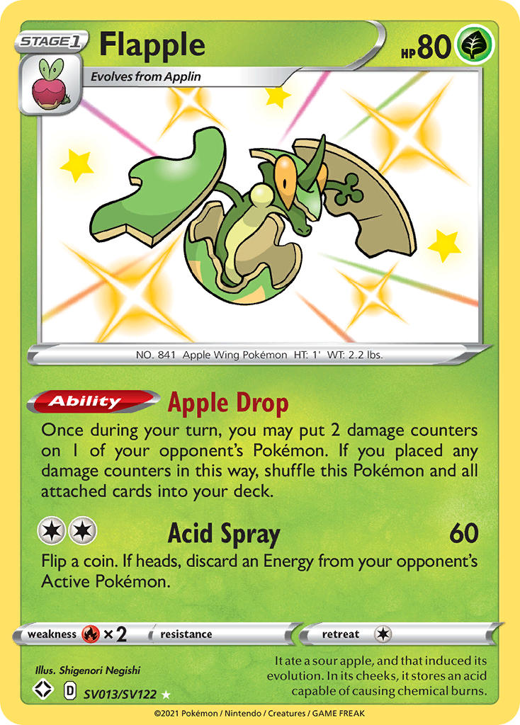 Flapple (SV013/SV122) [Sword & Shield: Shining Fates] - Card Brawlers | Quebec | Canada | Yu-Gi-Oh!