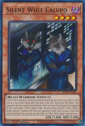 Silent Wolf Calupo [MP23-EN184] Super Rare - Card Brawlers | Quebec | Canada | Yu-Gi-Oh!