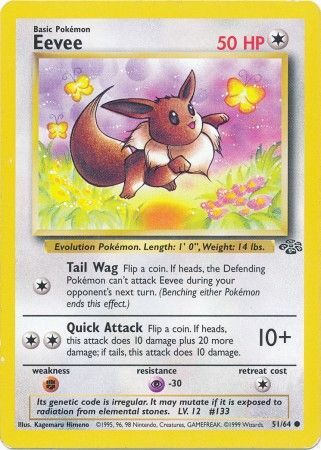 Eevee (51/64) [Jungle Unlimited] - Card Brawlers | Quebec | Canada | Yu-Gi-Oh!