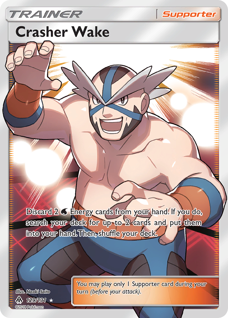 Crasher Wake (129/131) [Sun & Moon: Forbidden Light] - Card Brawlers | Quebec | Canada | Yu-Gi-Oh!