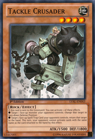 Tackle Crusader [LVAL-EN043] Common - Yu-Gi-Oh! - Card Brawlers | Quebec | Canada |