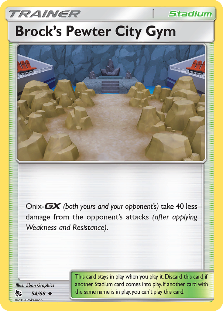 Brock's Pewter City Gym (54/68) [Sun & Moon: Hidden Fates] - Card Brawlers | Quebec | Canada | Yu-Gi-Oh!