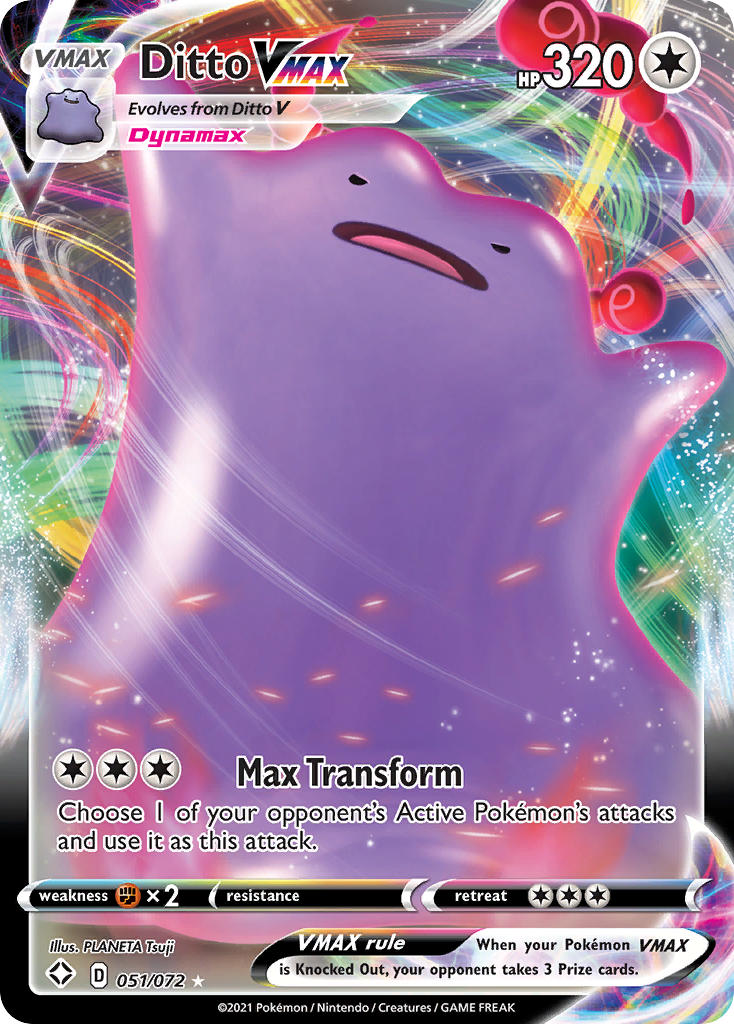 Ditto VMAX (051/072) [Sword & Shield: Shining Fates] - Card Brawlers | Quebec | Canada | Yu-Gi-Oh!