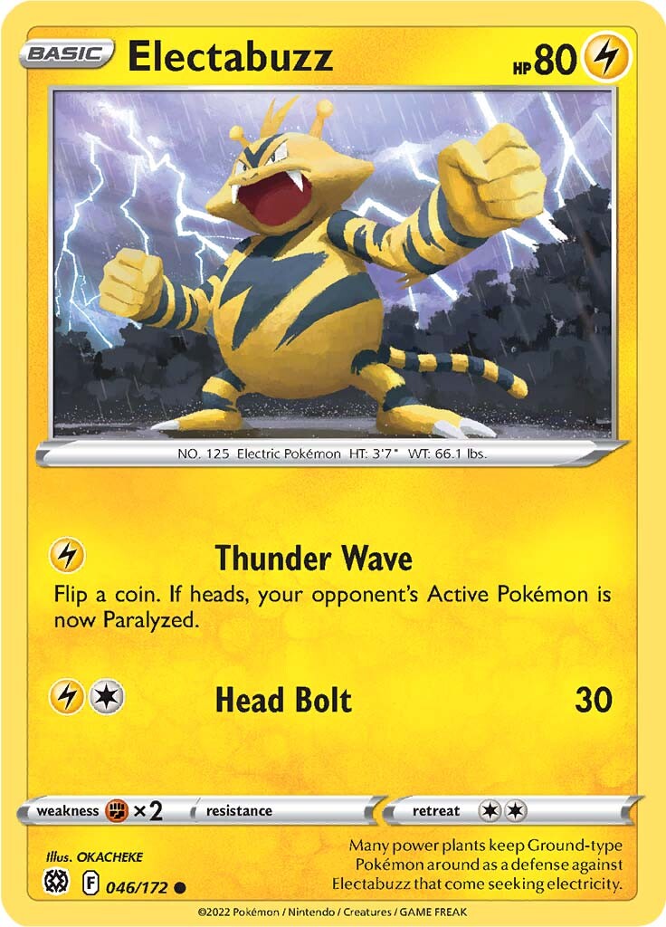 Electabuzz (046/172) [Sword & Shield: Brilliant Stars] - Card Brawlers | Quebec | Canada | Yu-Gi-Oh!