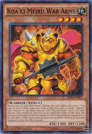 Koa'ki Meiru War Arms [BP03-EN061] Common - Card Brawlers | Quebec | Canada | Yu-Gi-Oh!