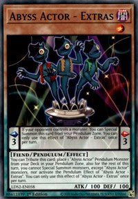 Abyss Actor - Extras [LDS2-EN058] Common - Card Brawlers | Quebec | Canada | Yu-Gi-Oh!
