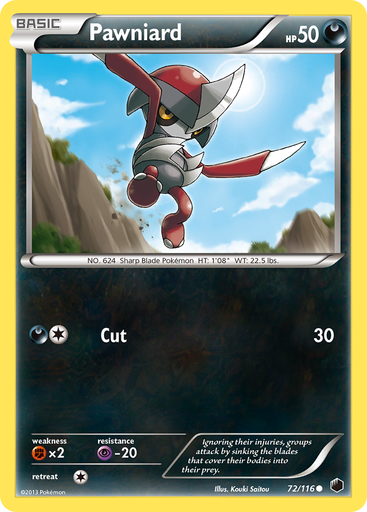 Pawniard (72/116) [Black & White: Plasma Freeze] - Card Brawlers | Quebec | Canada | Yu-Gi-Oh!