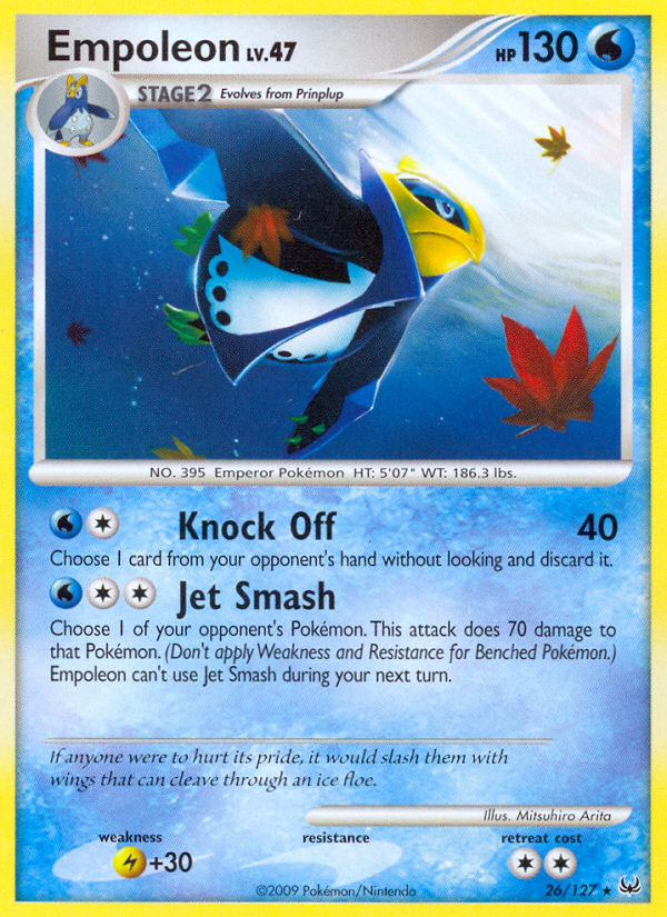 Empoleon (26/127) [Platinum: Base Set] - Card Brawlers | Quebec | Canada | Yu-Gi-Oh!