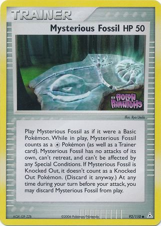 Mysterious Fossil (92/110) (Stamped) [EX: Holon Phantoms] - Card Brawlers | Quebec | Canada | Yu-Gi-Oh!