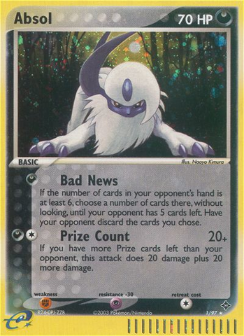 Absol (1/97) [EX: Dragon] - Card Brawlers | Quebec | Canada | Yu-Gi-Oh!