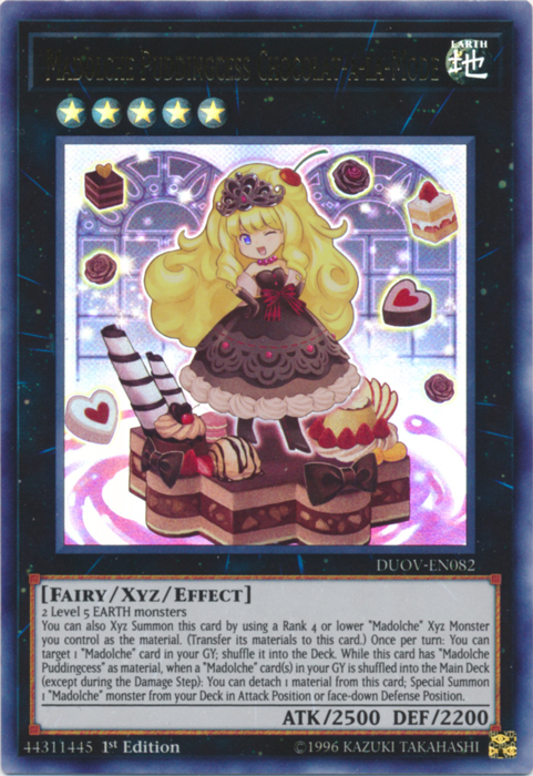 Madolche Puddingcess Chocolat-a-la-Mode [DUOV-EN082] Ultra Rare - Card Brawlers | Quebec | Canada | Yu-Gi-Oh!