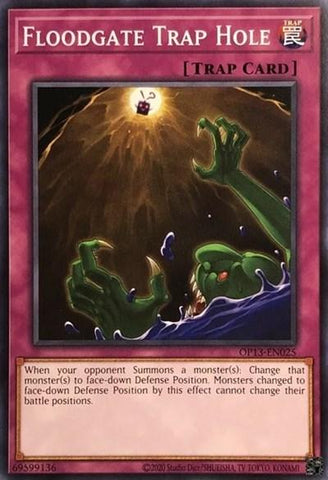 Floodgate Trap Hole [OP13-EN025] Common - Card Brawlers | Quebec | Canada | Yu-Gi-Oh!