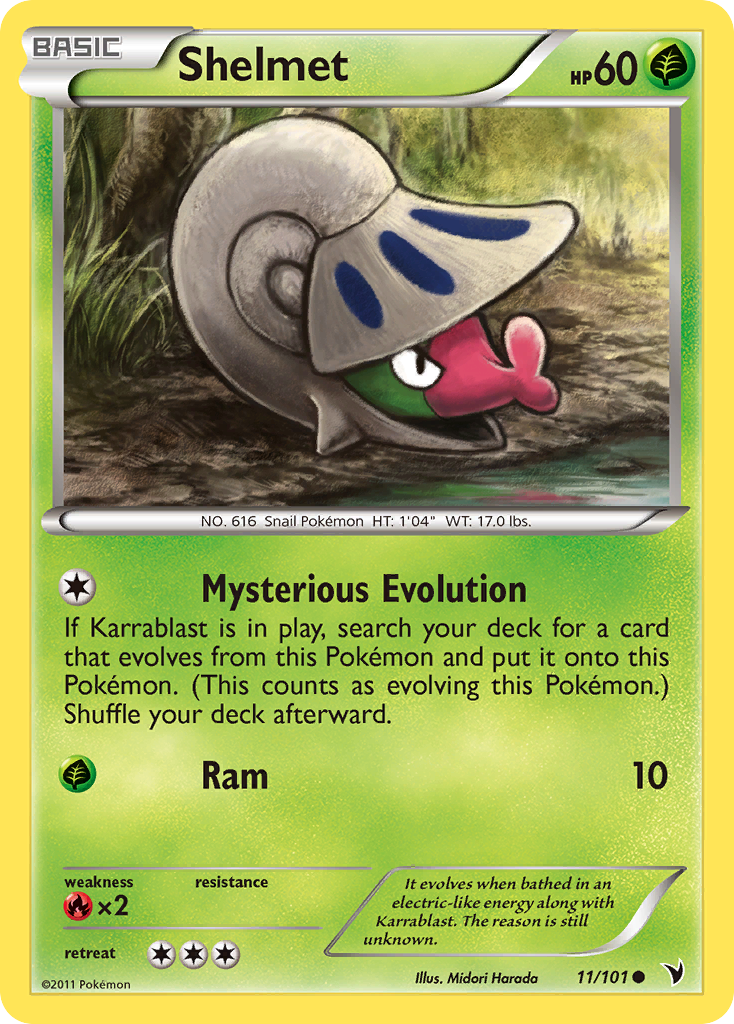 Shelmet (11/101) [Black & White: Noble Victories] - Card Brawlers | Quebec | Canada | Yu-Gi-Oh!