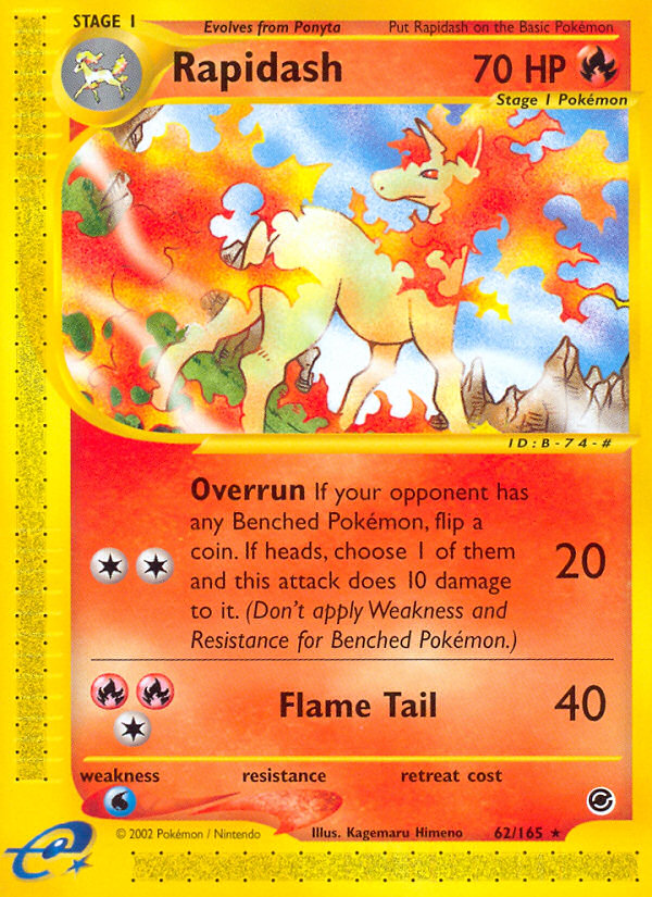 Rapidash (62/165) [Expedition: Base Set] - Card Brawlers | Quebec | Canada | Yu-Gi-Oh!
