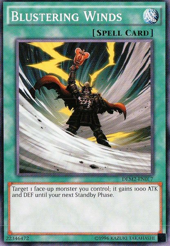 Blustering Winds [DEM2-EN017] Common - Yu-Gi-Oh! - Card Brawlers | Quebec | Canada |